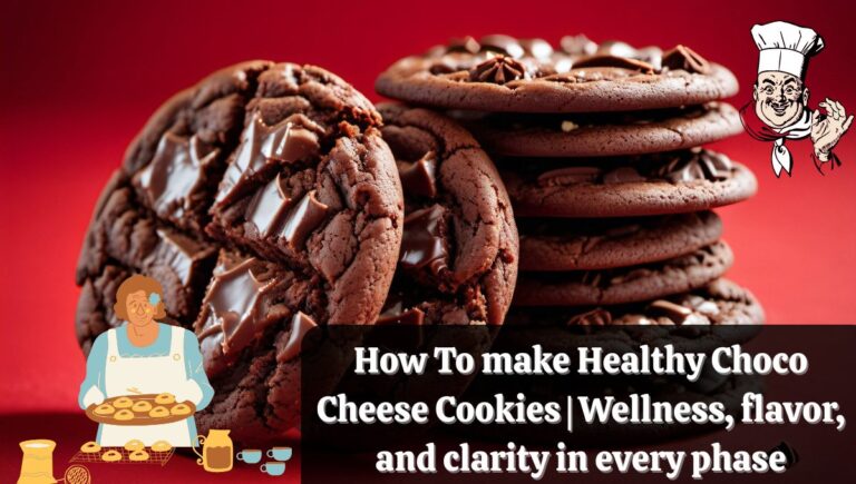 Healthy Choco Cheese Cookies