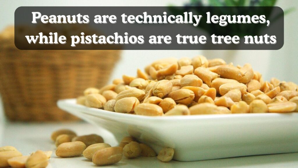 Difference Between Peanuts or Pistachios