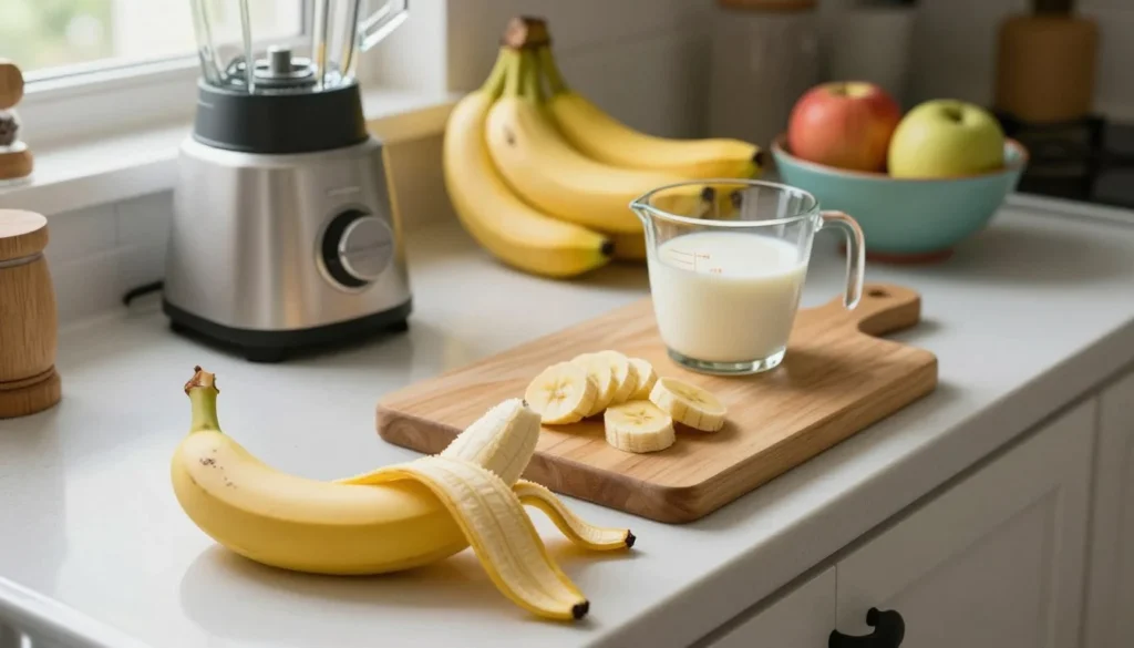 Healthy Swadisht Banana Milkshake kaise Banaye